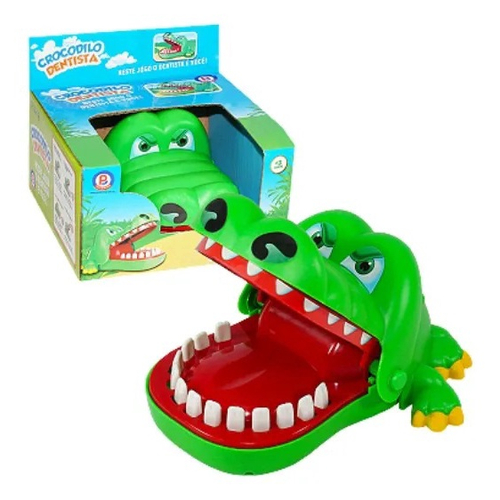 Kit Jogo Pinguim Quebra Gelo + Jogo Croc Croc Crocodilo Dentista