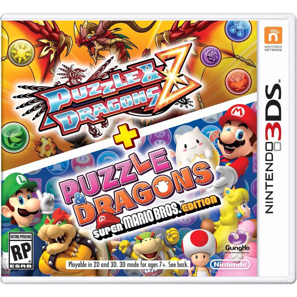 Jogo Puzzle & Dragons Z + Puzzle & Dragons Super Mario Bros - 3DS na  Americanas Empresas