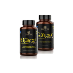 Kit 2x Super Ômega 3 (Mais Concentrado ) tg 90 Cápsulas 1000mg Essential Nutrition é boa?