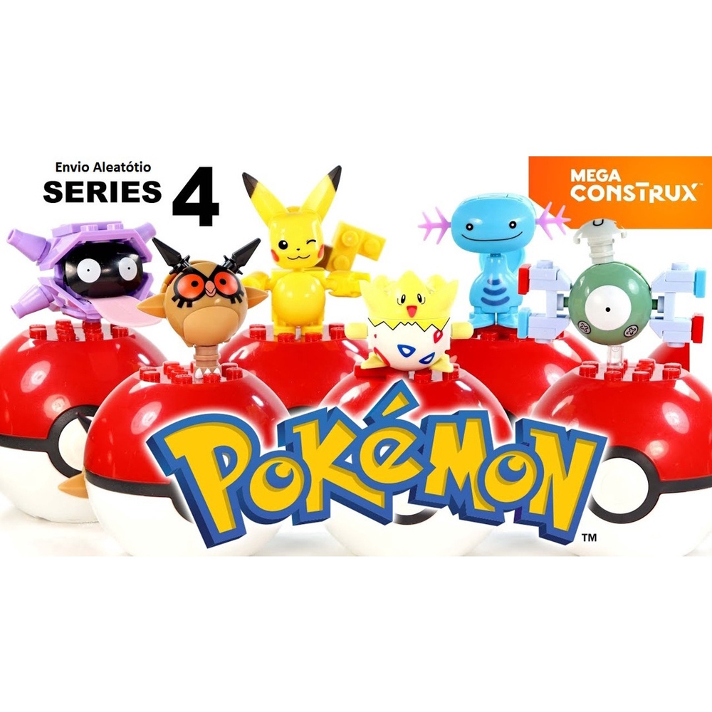 Novo Mega Construx Pokemon Pokebola Envio Aleatorio Dyf02 em Promoção na  Americanas