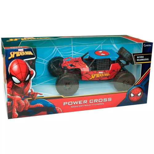 SUPER CARRO DE CONTROLE REMOTO DO HOMEM ARANHA - SPIDER-MAN 