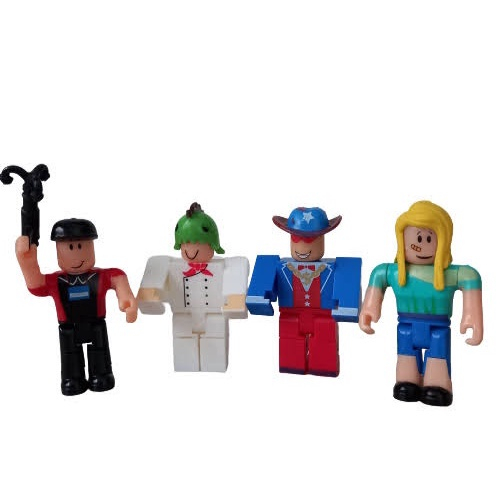 Kit Cartela Bonecos Roblox Com 4 Personagens