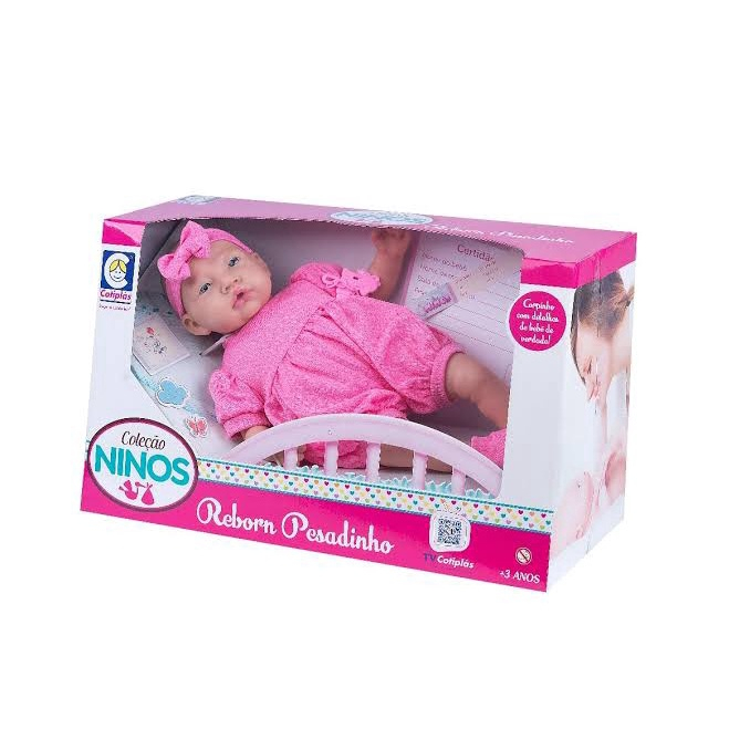 Brinquedo Infantil Boneca Menina Reborn Realista Silicone no Shoptime