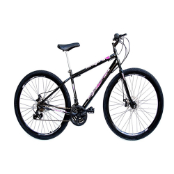 Bicicleta Aro 29 Freio à Disco 21 M Veneza Preta/Pink - Ello Bike é boa?