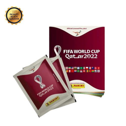 Album Capa Dourado Copa Do Mundo Qatar 2022 + 50 Envelopes em Promoção na  Americanas