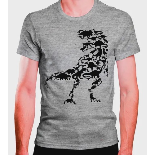 Camisa clearance dinossauro adulto