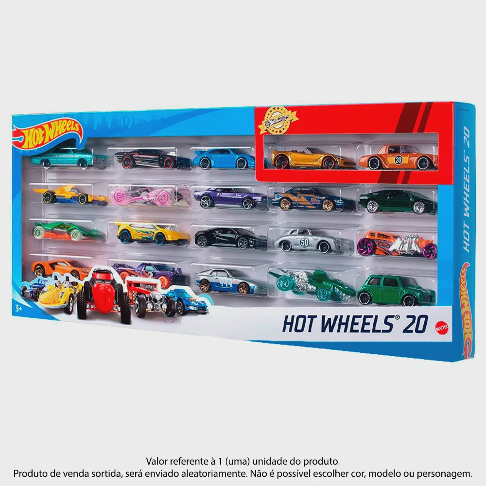 Carrinhos Hot Wheels - Pacote com 5 Carros - Sortido - Mattel -  superlegalbrinquedos