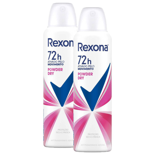 Kit 2 Desodorantes Rexona Men Antitranspirante Aerossol Xtra Cool 150ml