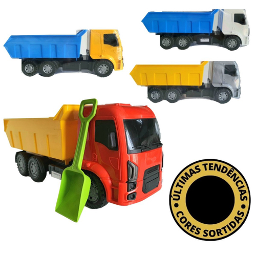 Caminhão Mini truck Pedal Infantil Criança com Caçamba Basculante 9300  Magic toys Presente Menino Aniversario em Promoção na Americanas