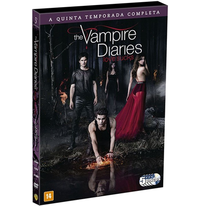 Box The Vampire Diaries 1, 2, 3, 4 e 5 Temporada (dvd Diários de Um  Vampiro) | Filme e Série Warner Bros Usado 86863642 | enjoei