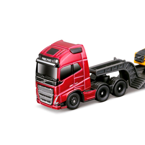 Miniatura Colecionável Caminhão Carreta FH16 750 Vermelho + Caminhão  Articulado A25G Amarelo Volvo 1/64 Maisto em Promoção na Americanas