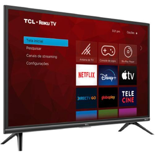 Tv 32P Tcl Led Smart Roku Tv Wifi Hd 32Rs520 em Promoção Ofertas na