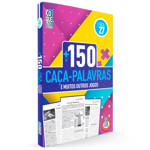 Livro Coquetel Caça Palavras Super nível fácil Ed 07