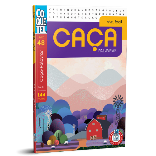 Revista Coquetel Caça Palavras Nível Fácil em Promoção na Americanas