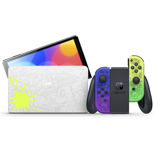 Console Nintendo Switch Oled 64gb Serie Especial Model Splatoon 3 Edition No Shoptime 2489