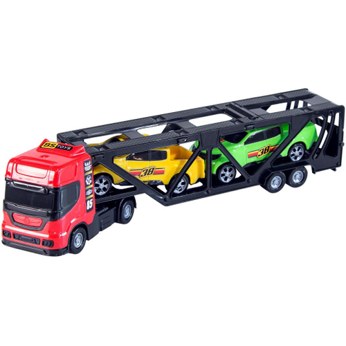 Caminhão Brinquedo Infantil Carga de Madeira Grande Iveco