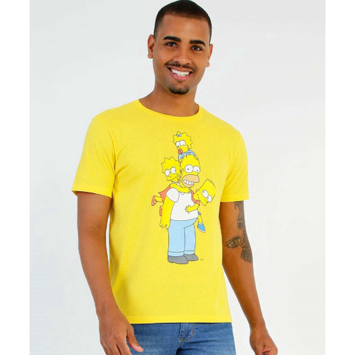 Moletom masculino algodao simpsons homer no Shoptime