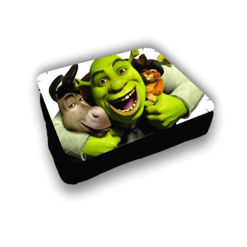 Almofada Decorativa 25x25 Cheias Shrek, Burro E Gatinho no Shoptime