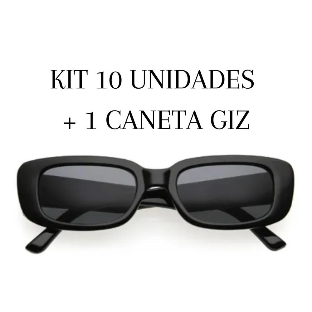 Óculos De Sol Juliet Tio 2 Lente Black - Kit Preto em Promoção na Americanas