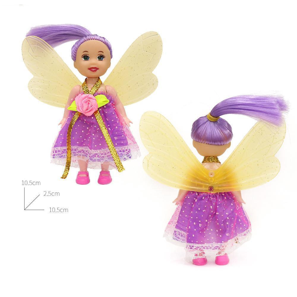 Boneca Fada Fairy Doll Com Vestido Colors Na Cartela em Promo o