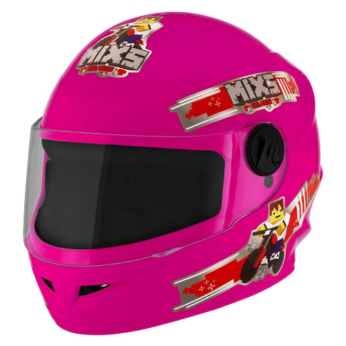 Capacete Infantil Moto Fechado Masculino Paint Kids Menino