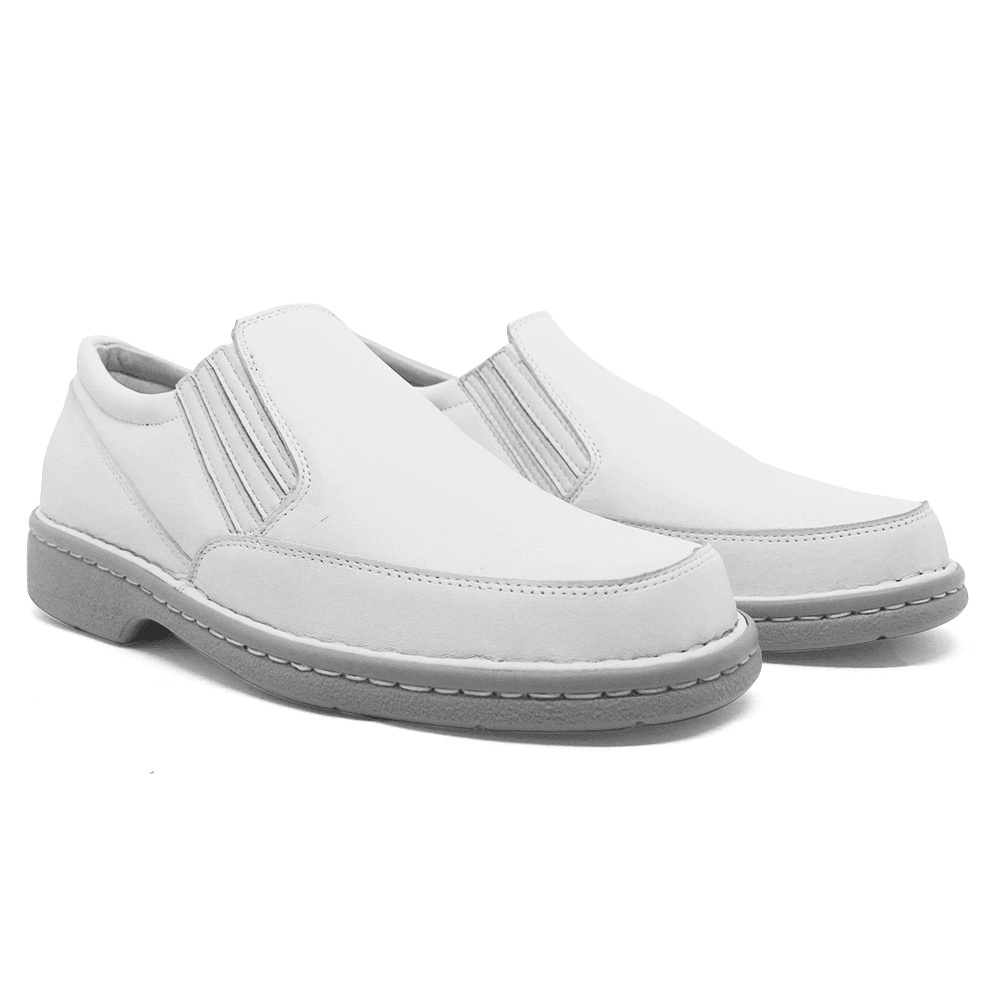 Sapato ortopedico branco top