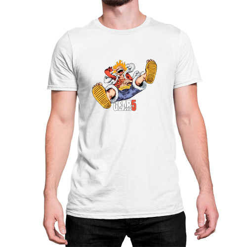 Camiseta Basica Anime One Piece Luffy Gear 5 laughing rindo em Promoção na  Americanas