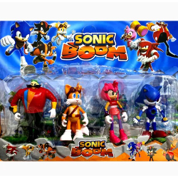 Boneco Sonic Shadow Preto 26cm Articulado Sega Coleção