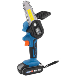Mini Motosserra Elétrica à Bateria 20V Li-Ion com Carregador é boa?