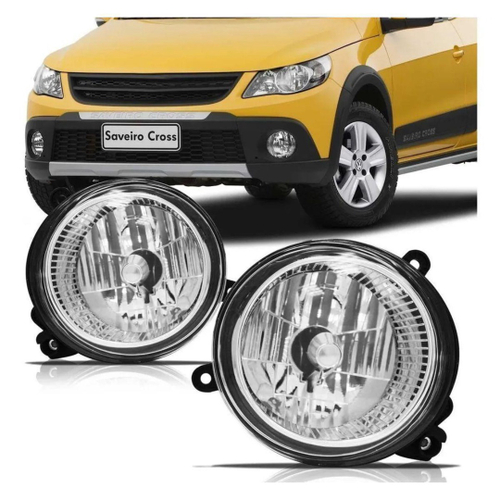 Par Farol Milha Saveiro Cross 2017 2018 2019 2020 2021 2022 - AMS AUTO -  Farol de Milha - Magazine Luiza