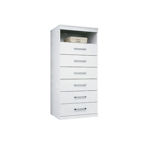 Cômoda Santos Andirá Havana Plus 6 gavetas Branco Menor preço em Cômoda Santos Andirá Havana Plus 6 gavetas Branco