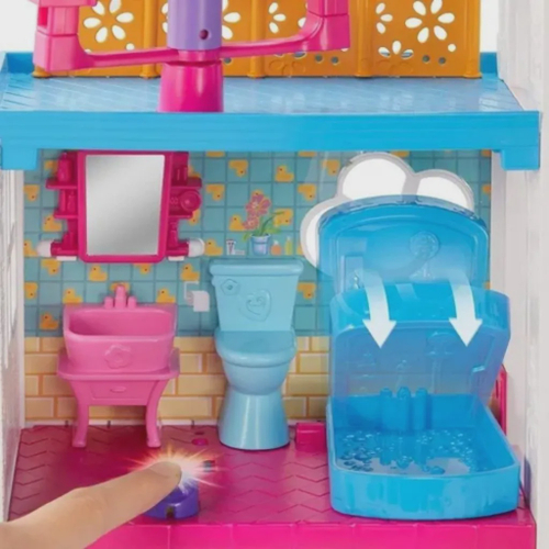 Polly Pocket Mega Casa de Supresas 60 cm Com elevador e boneca - Mattel em  Promoção na Americanas