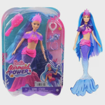 Barbie Sereia Morena com Cauda Azul - Mattel 