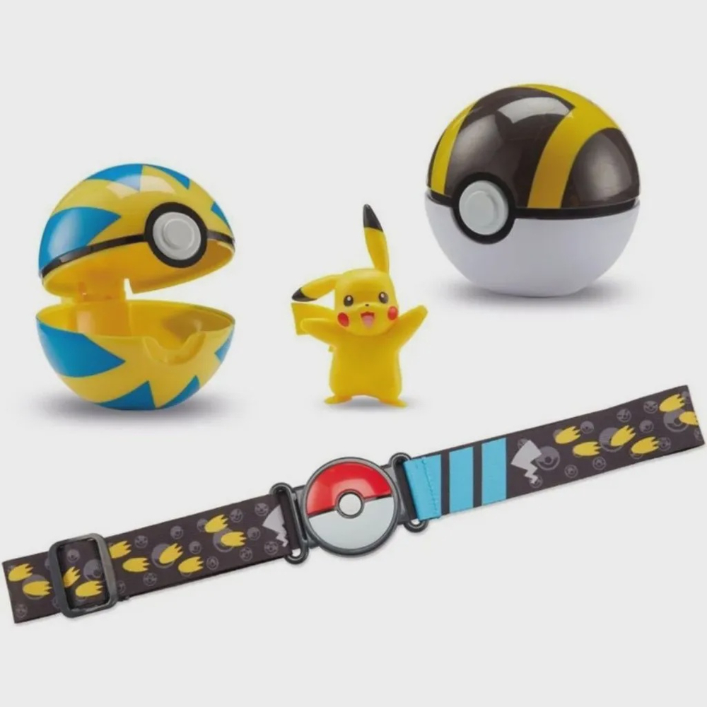 Brinquedo Pokémon Cinto Com Pokebola E Minifigura - Pikachu - Sunny em  Promoção na Americanas