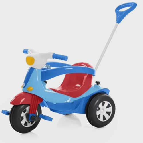 Mini Moto Infantil Azul com Pedal - CALESITA-948