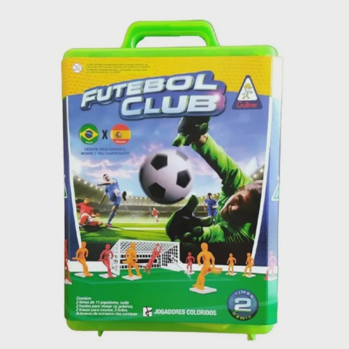 Jogo Futebol Botão Club Brasil x Argentina Original Gulliver Bolão