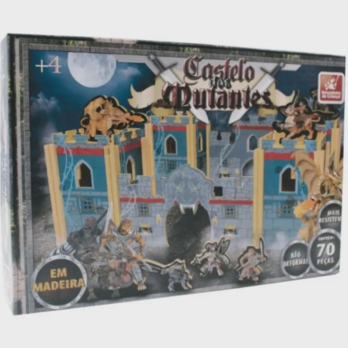 Jogo Super Kit Castelo Encantado - Madeira - Brincadeira de