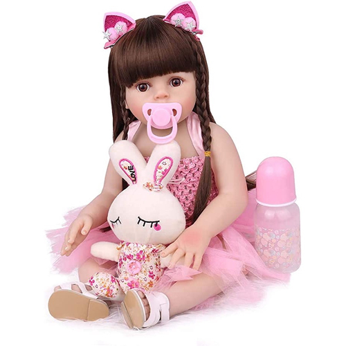 Boneca Bebê Reborn Laura Baby Milena 100% Vinil em Promoção na Americanas