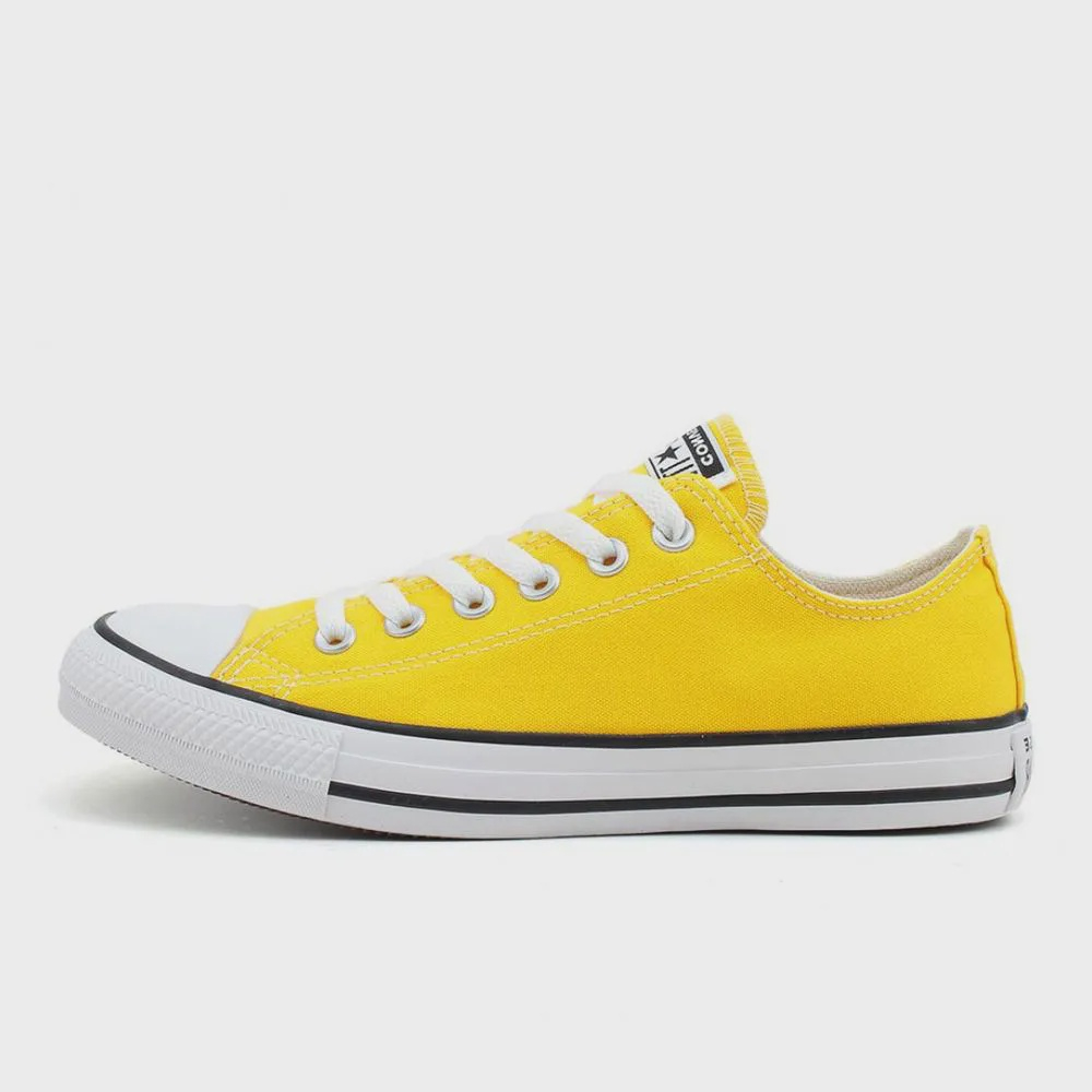 All star store cano baixo amarelo