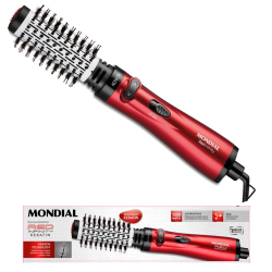 Escova Rotativa Mondial Red Infinity Keratin 1000W Menor preço em Escova Rotativa Mondial Red Infinity Keratin 1000W