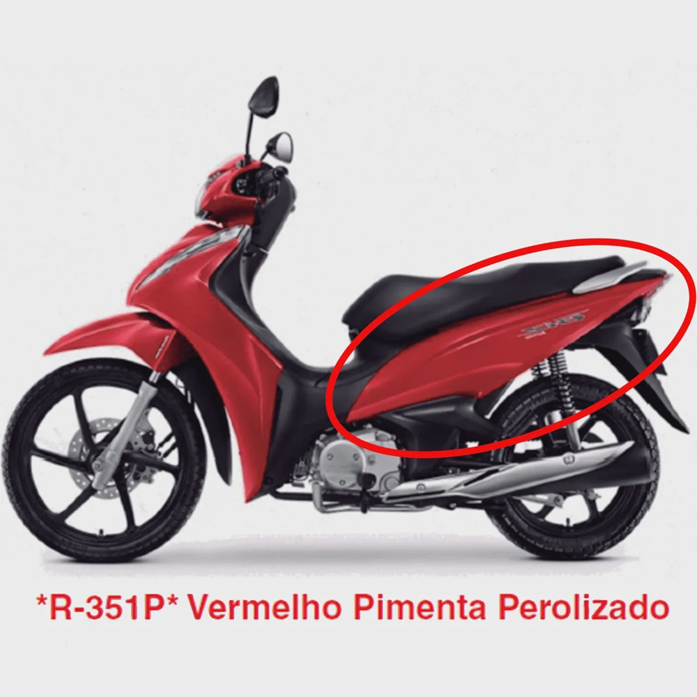 Adesivamento personalizando na carenagem da honda biz 