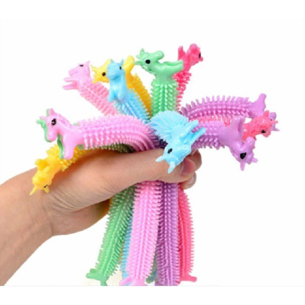 Fidget Toy Minhoca Unicornio Sensorial