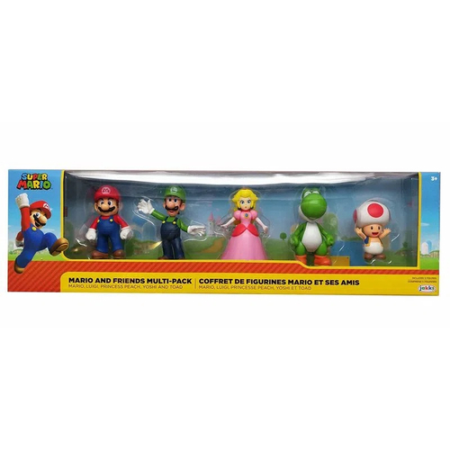 Kit 5 Bonecos Super Mario Bros Game Brinquedos Crianças em Promoção na  Americanas