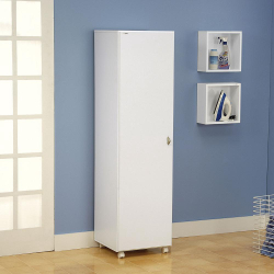 Armário Multiuso Ditália 1 Porta C/Rodízios AR-60 Branco Menor preço em Armário Multiuso Ditália 1 Porta C/Rodízios AR-60 Branco