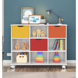 Nicho Organizador com 3 gavetas color e rodízios - Qmovi é boa?