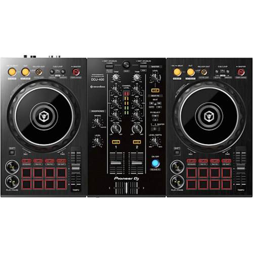 Controladora Pioneer dj ddj 400 Rekordbox 2 Canais Preto