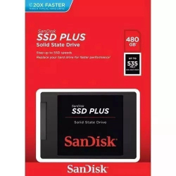Ssd Sandisk Plus 2.5'Sata Iii 6Gb/S 480Gb Menor preço em Ssd Sandisk Plus 2.5'Sata Iii 6Gb/S 480Gb