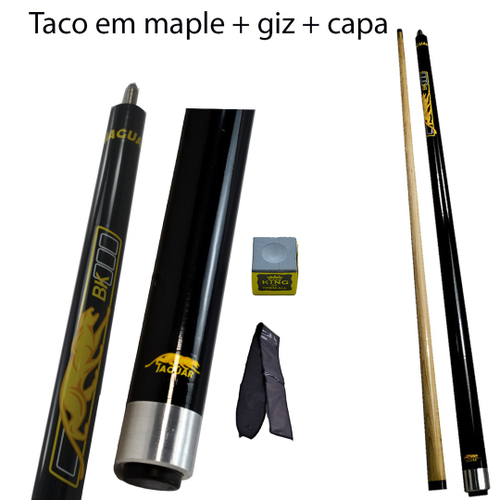 Kit Com 2 Tacos Sinuca Bilhar Profissional Cruz Preto/branco em Promoção na  Americanas