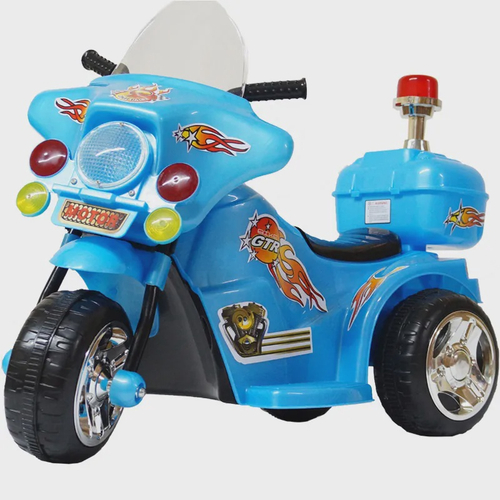 Mini Moto Elétrica Infantil Branca Triciclo Para Crianças Policia em  Promoção na Americanas