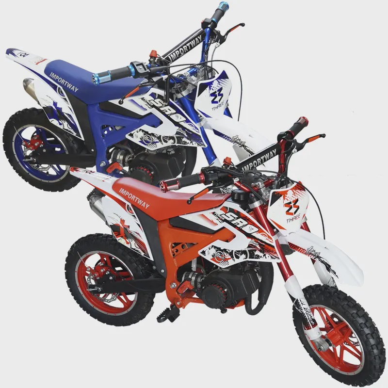 Mini Moto Infantil Partida Elétrica Gasolina 2T 49CC Cross Trilha Off Road  Iwdb-005AZ Azul - BEST SALE SHOP